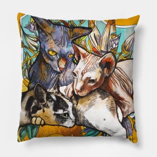 Sphynxs Cats Pillow