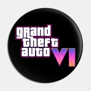 GTA VI logo design Pin