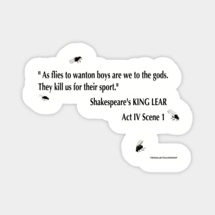 King Lear Quote Magnet