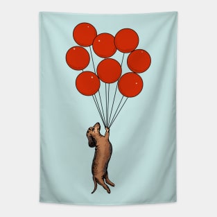 I Believe I Can Fly Dachshund Tapestry