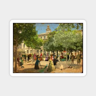 Pontevedra Square (A Coruña. Spain) Magnet