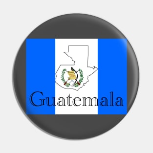 Guatemala flag and country Pin