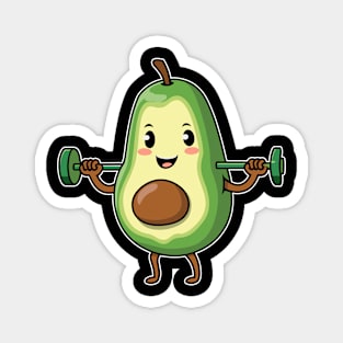 Fitness Exercise Avocado Love Fruits Gym Food Weightlifting Magnet