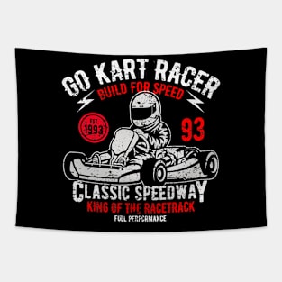 Go Kart Racing Champion Tapestry