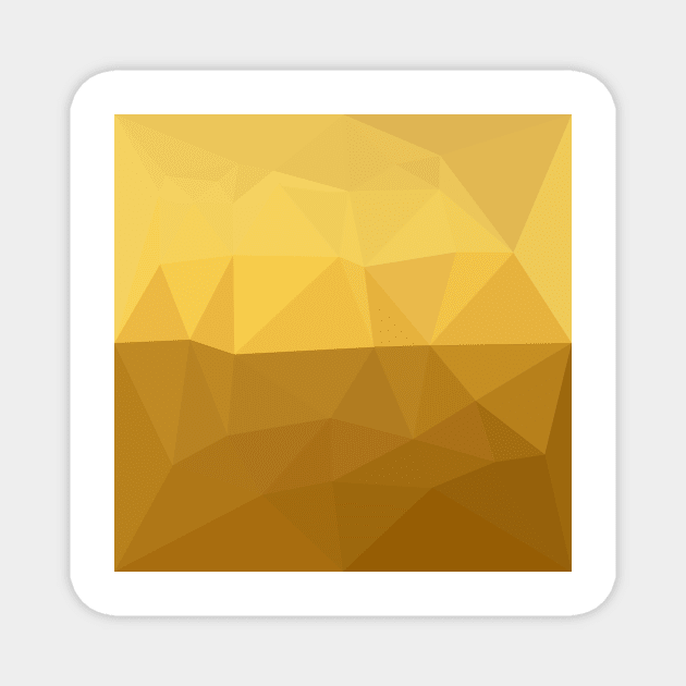 Light Goldenrod Abstract Low Polygon Background Magnet by retrovectors