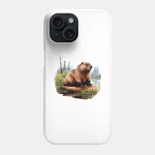 I Love Beaver Phone Case