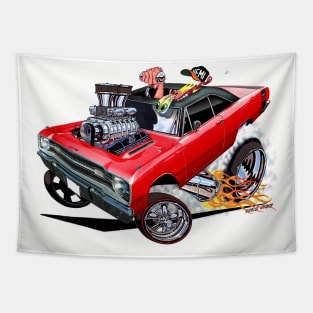 BULLSEYE 1969 Dart Red Tapestry