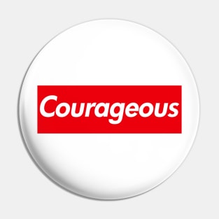 Courageous Mindset Pin