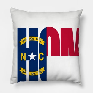 North Carolina Home - State Flag Pillow