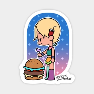 Space hamburger Magnet