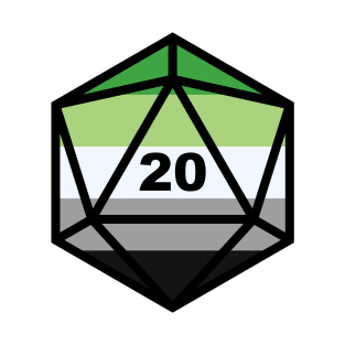 Pride D20: Aromantic T-Shirt