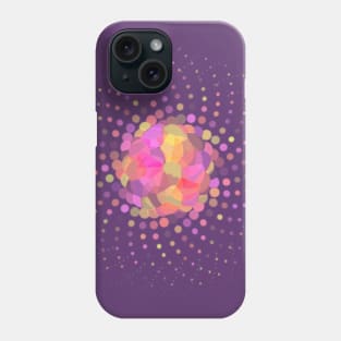 Rainbow Phyllotaxis 3D Flower Phone Case