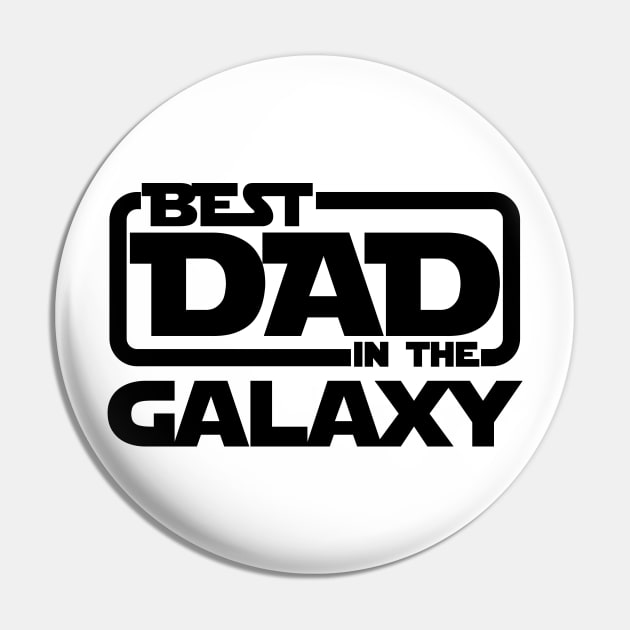 Bes Dad in the Galaxy Pin by CB Creative Images