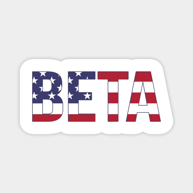 Beta American Magnet by lolosenese