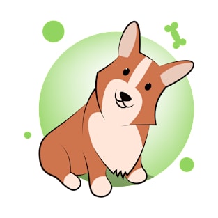 Cute corgi cartoon T-Shirt