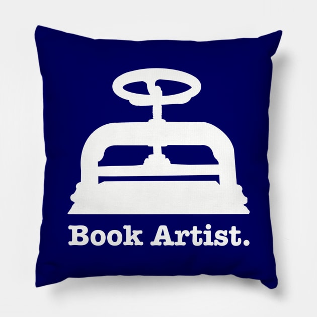 Book Artist Pillow by SeveralDavids