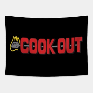 Cook Out Restaurant Logo Tapestry