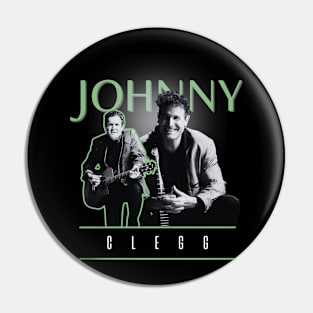 Johnny clegg +++ 70s retro Pin