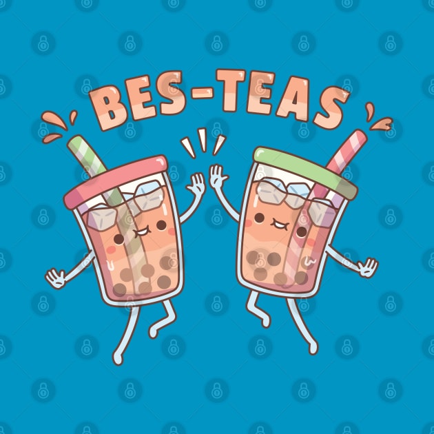 Cute High Five Bes-Teas Bestie Funny by rustydoodle