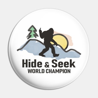 Bigfoot Hide & Seek World Champion Pin