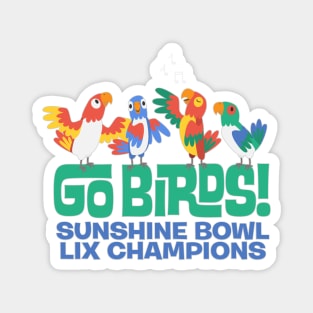 Go Birds! Tiki Room Magnet