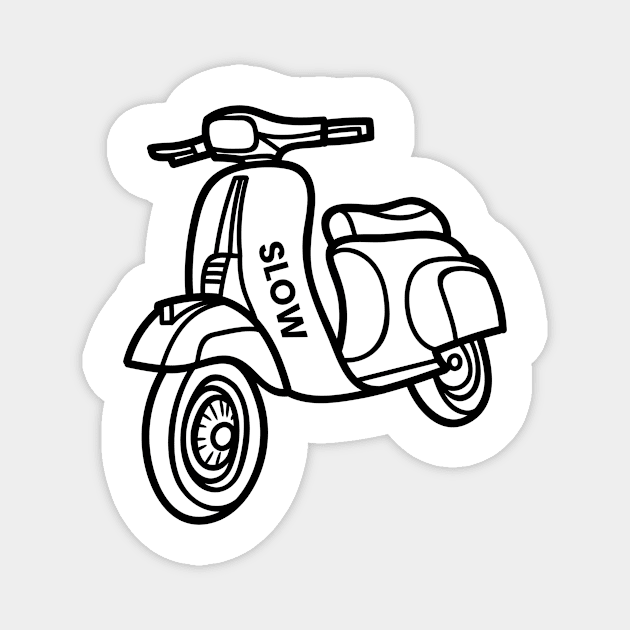 Vespa Magnet by FanDesignsCo