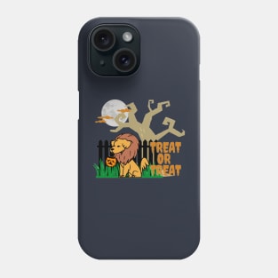 Halloween Treat or Treat (Trick or Treat) Spooky Dog Phone Case