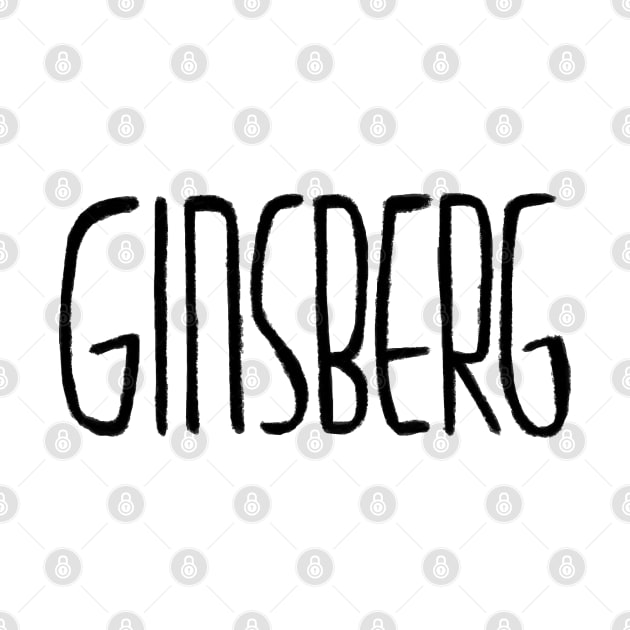 American Writer, Beat Poet, Ginsberg by badlydrawnbabe