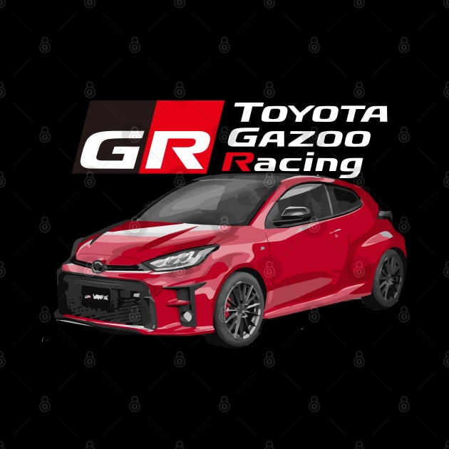 toyota gr gazoo racing red by cowtown_cowboy