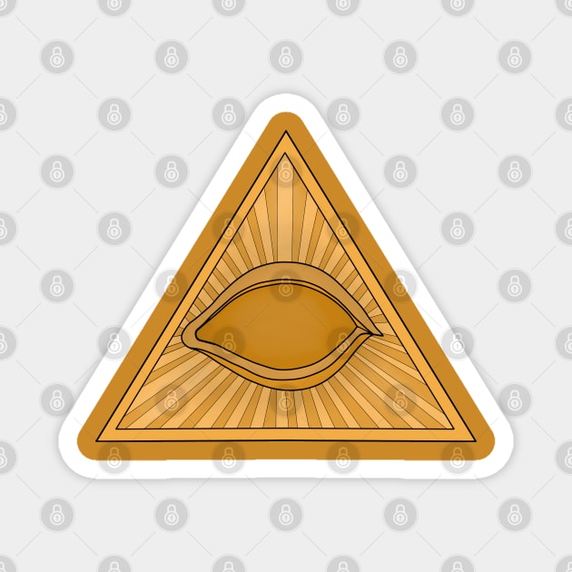 All Seeing Eye of Providence Freemasonry Eye of God Illuminati Magnet by DiegoCarvalho