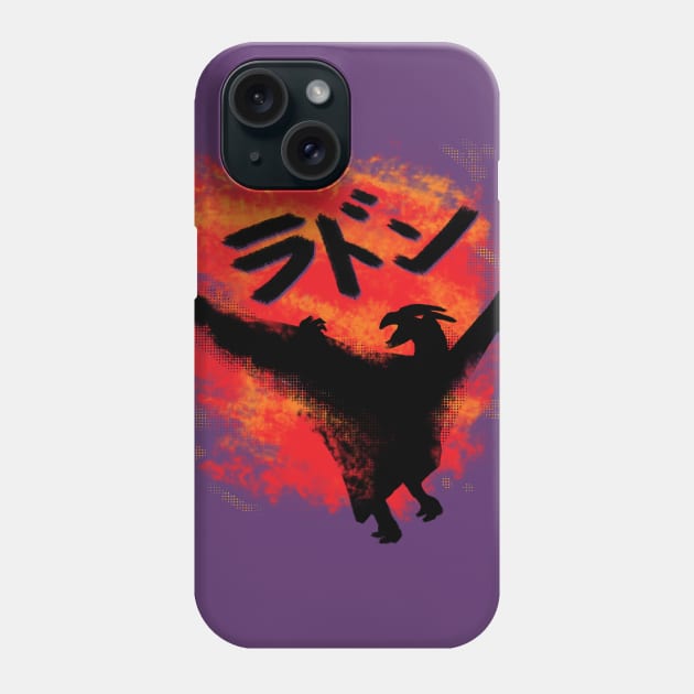 Pterodactyl Firestorm Phone Case by Jo Tyler