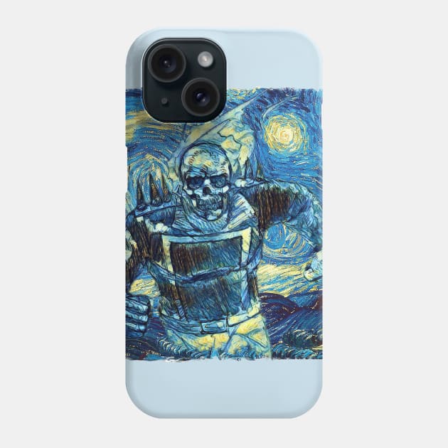 Ghost Rider Van Gogh Style Phone Case by todos