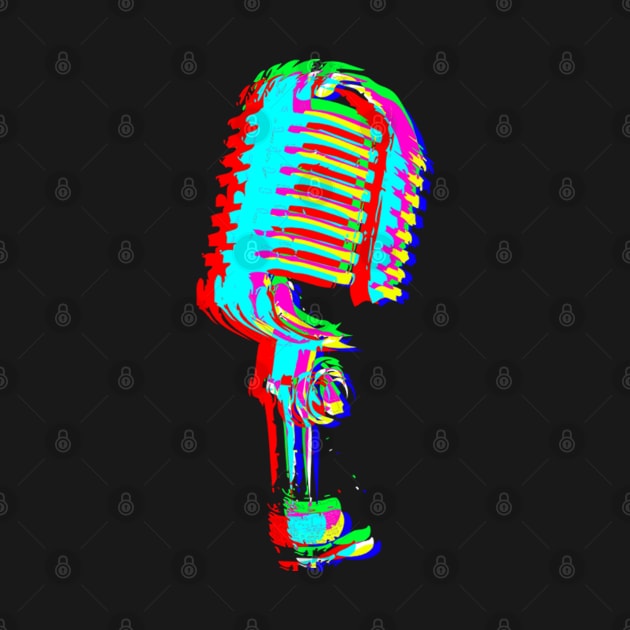 Neon Mic by tsterling