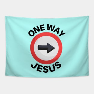 One Way Jesus | Christian Tapestry