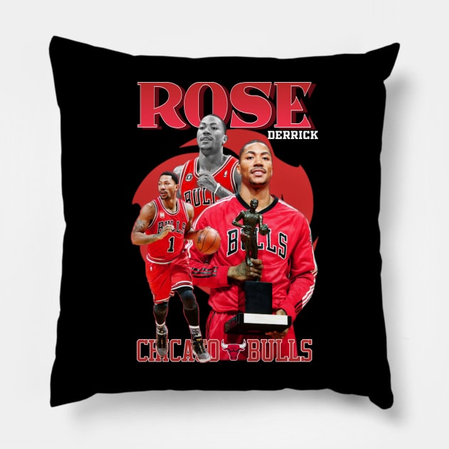 Derrick Rose One Pillow by coli