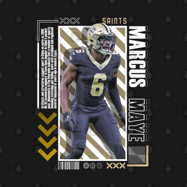 Marcus Maye Paper Poster Version 10 by art.Hamdan