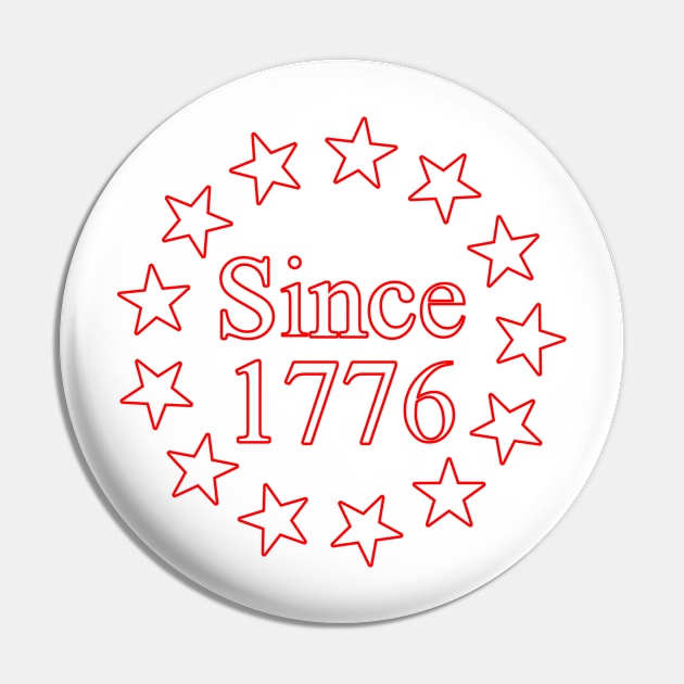 American Since 1776 Stars Pin by jutulen