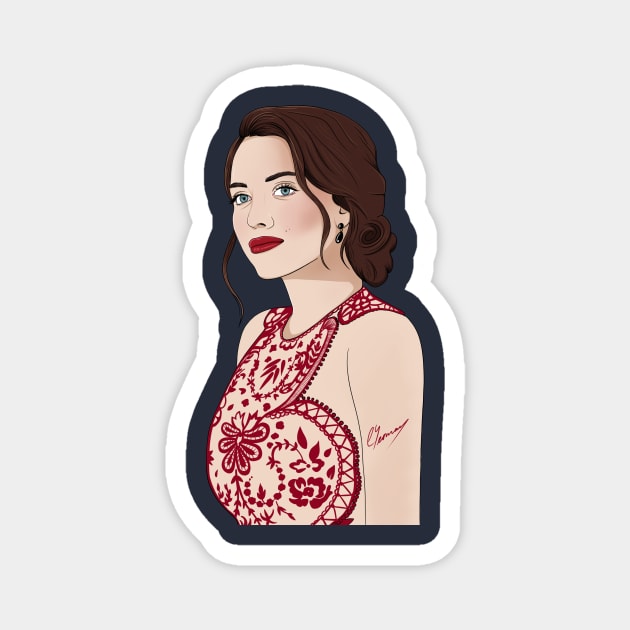 Kat Dennings Magnet by podfish