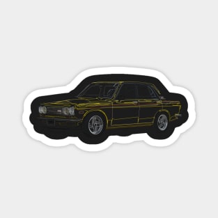 Datsun 510 - Classic Japanese Car Outline Magnet