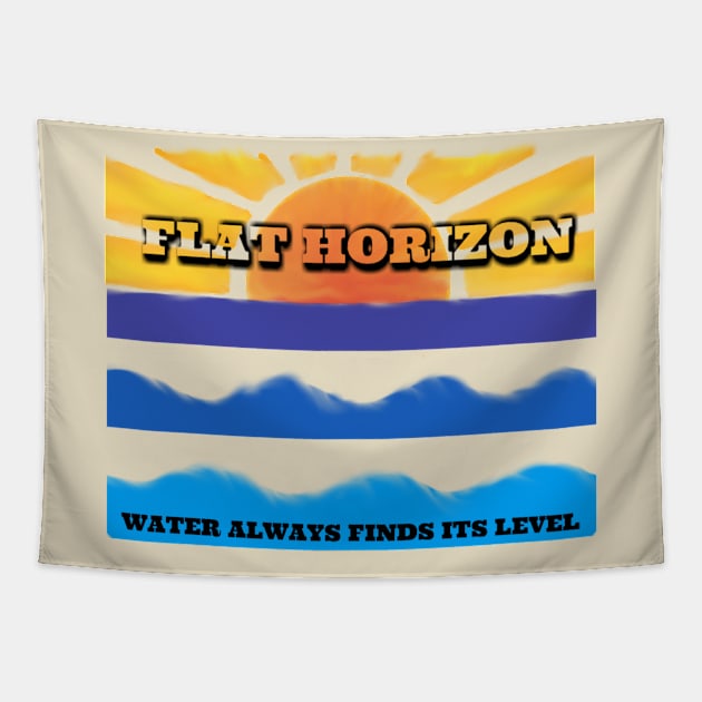 Flat Horizon Tapestry by pluasdeny