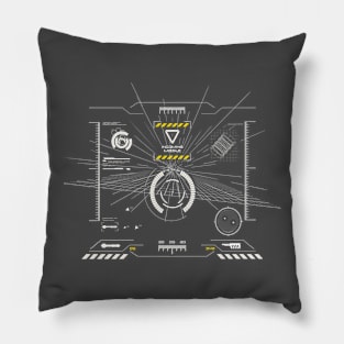 virtual fighter white Pillow