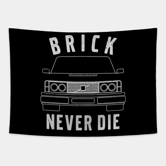 Brick Never Die Tapestry by cowyark rubbark