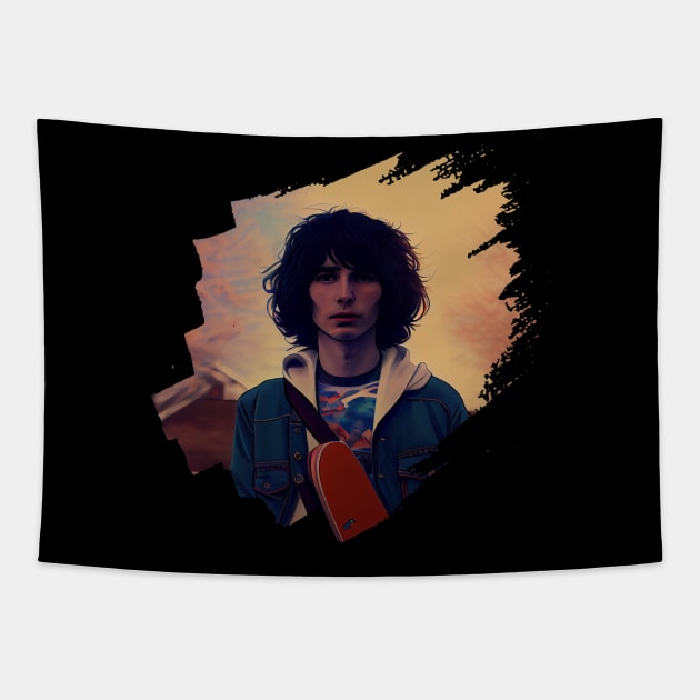 ziggy katz finn wolfhard when you finish saving the world Tapestry by Pixy Official