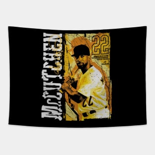 Andrew McCutchen Pittsburgh Grunge Tapestry