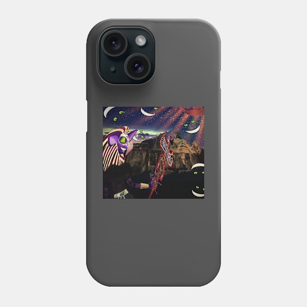 The Cheshire Bastet Phone Case by Erik Morningstar 