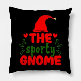 The Sporty Gnome Pillow