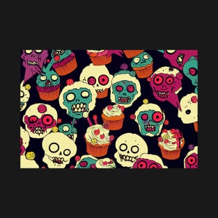 Punk Rock Zombies and Cupcakes T-Shirt