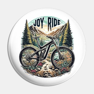 Bike Surrounded By Nature, Joy Ride Pin