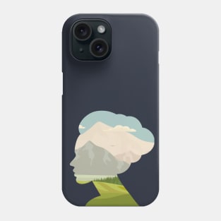 Woman Nature Background Phone Case