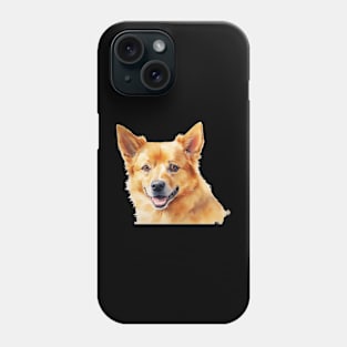 Watercolor Finnish Spitz Phone Case